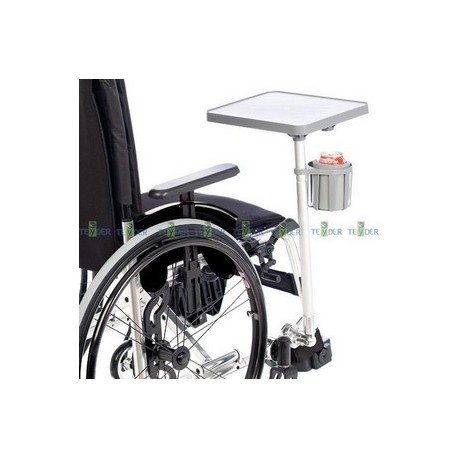 Mesa auxiliar para silla de ruedas