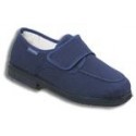 Zapato textil de verano con velcro en color azul