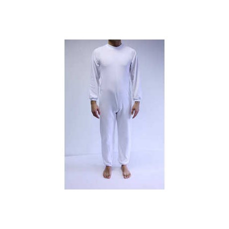  (XL) Pijama largo con cremallera solo en la entrepierna