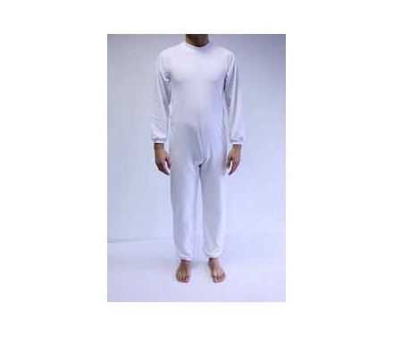 Pijama largo con cremallera solo en la entrepierna (XL)