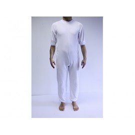 Pijama largo y manga corta con dos cremalleras (XL) 
