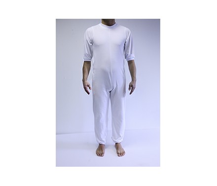 Pijama largo y manga corta con dos cremalleras (XL) 